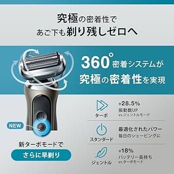 Amazon | ブラウン 電気シェーバー シリーズ7 電動 髭剃り メンズ