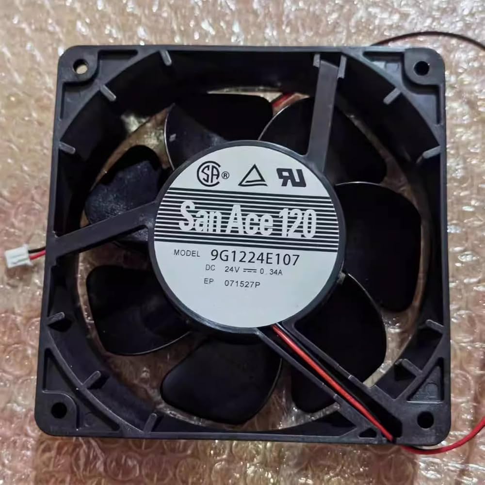 Amazon.co.jp: 9G1224E107 2線式 (120x120x38mm) 24V 0.34A