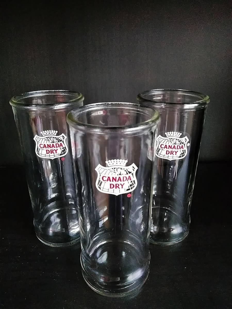 Amazon.co.jp: 昭和レトロ CANADA DRY カナダドライ 瓶 グラス コップ