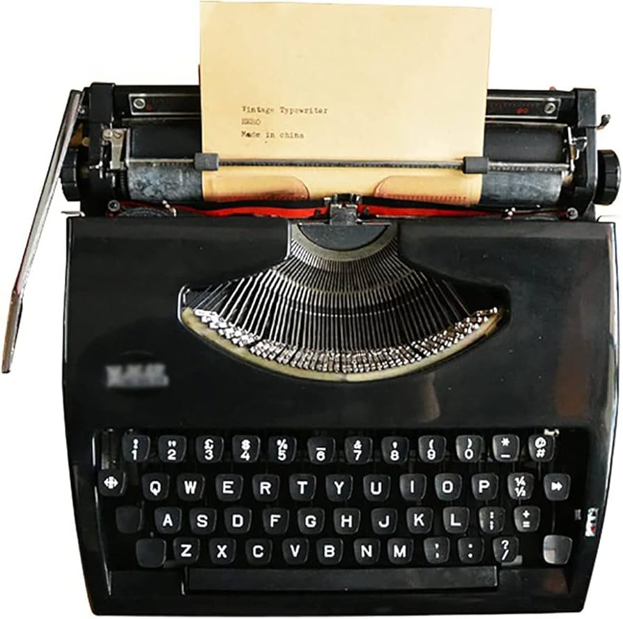 Amazon.co.jp: 伝統的な昔ながらの機械式英語タイプライター、1980