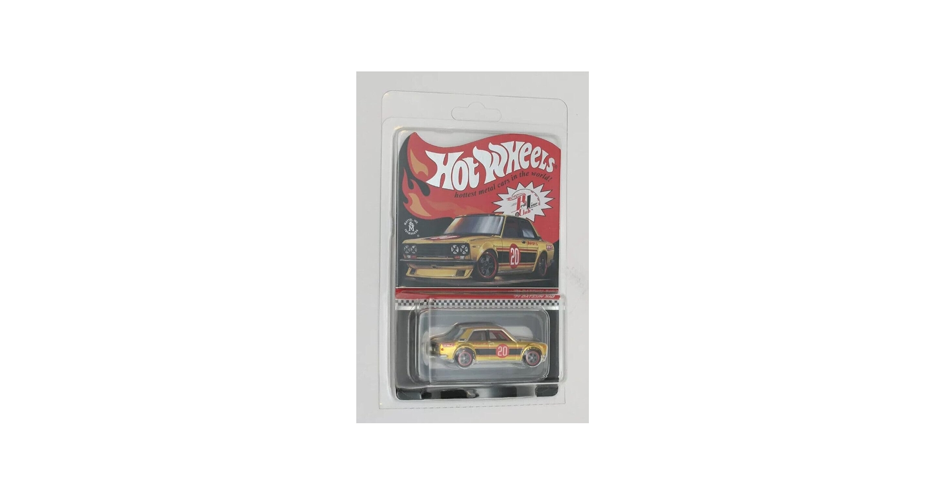 Amazon.com: Hot Wheels 2020 RLC '71 Datsun 510, Red Line Club
