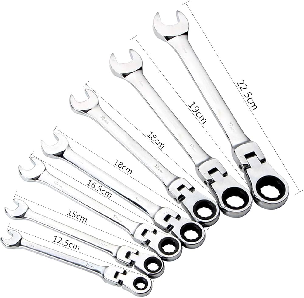 Amazon | Smilerain7本組 板ラチェットレンチ コンビネーションレンチ