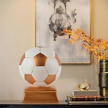 Amazon.co.jp: ZXCTD サッカー樹脂の彫刻 - 金属ウォールアート