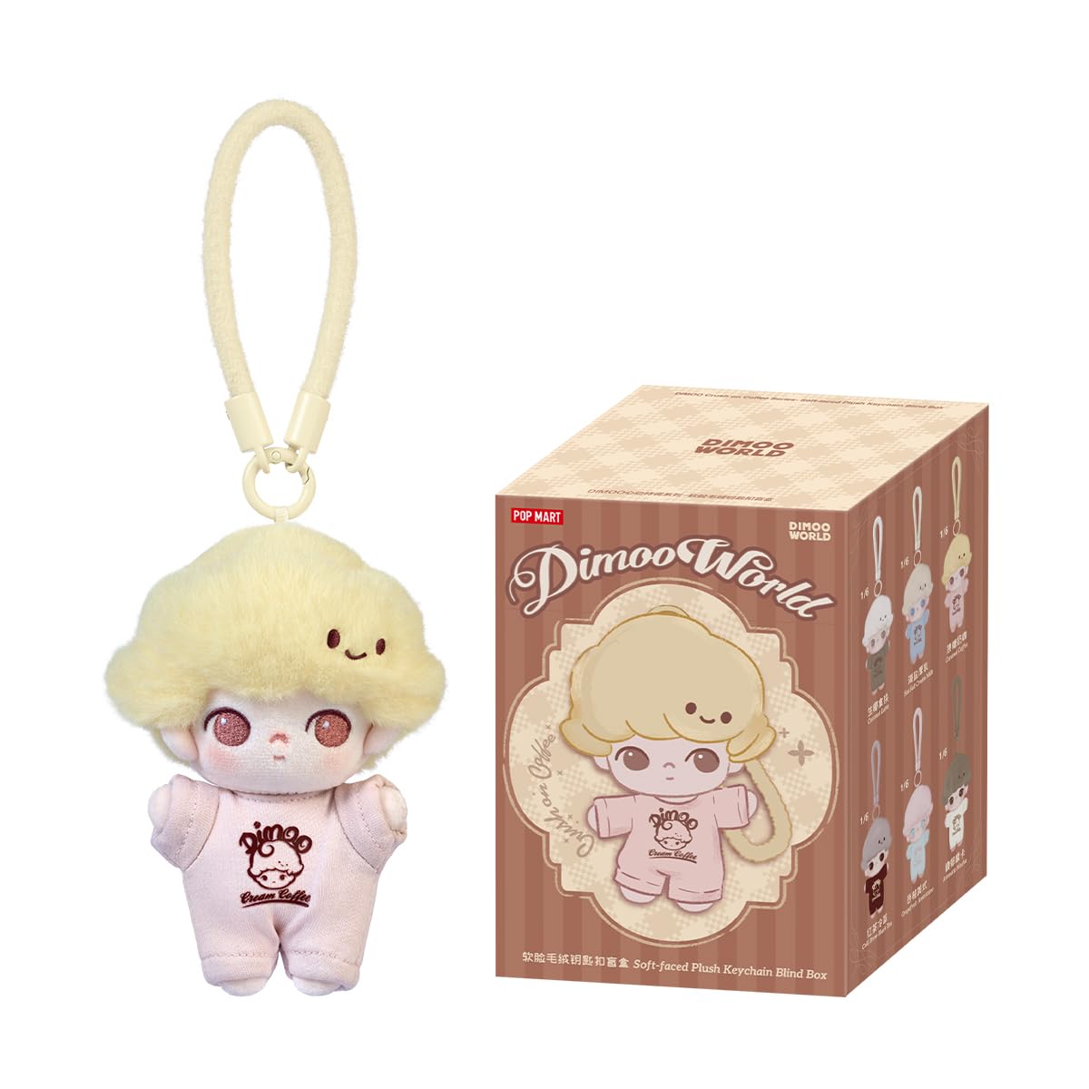Amazon.co.jp: POP MART DIMOO Crush on Coffee シリーズ ぬいぐるみ