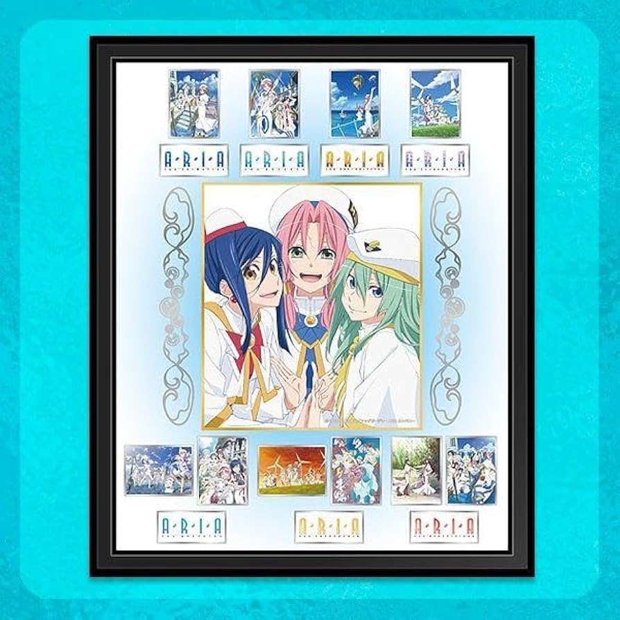 苺*ク様 ARIA 歴代ロゴ＆ビジュアルピンバッジセット ARIA☆歴代ロゴ＆