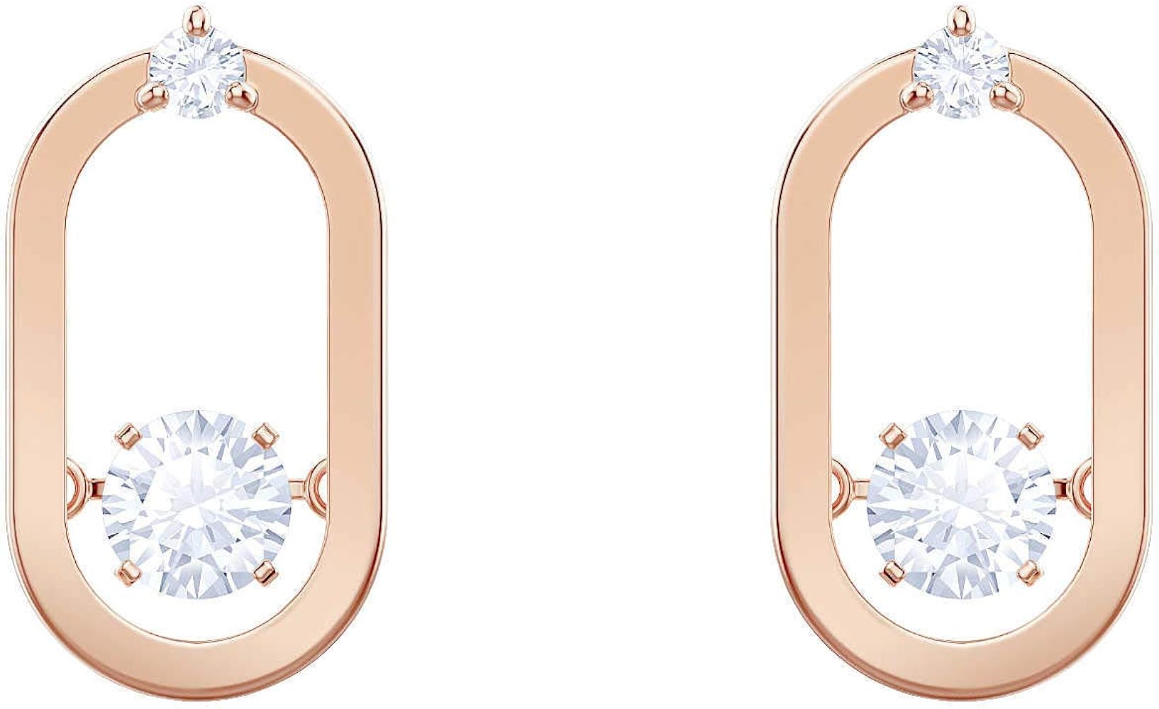 Amazon | スワロフスキーのスパークリングダンスピアス