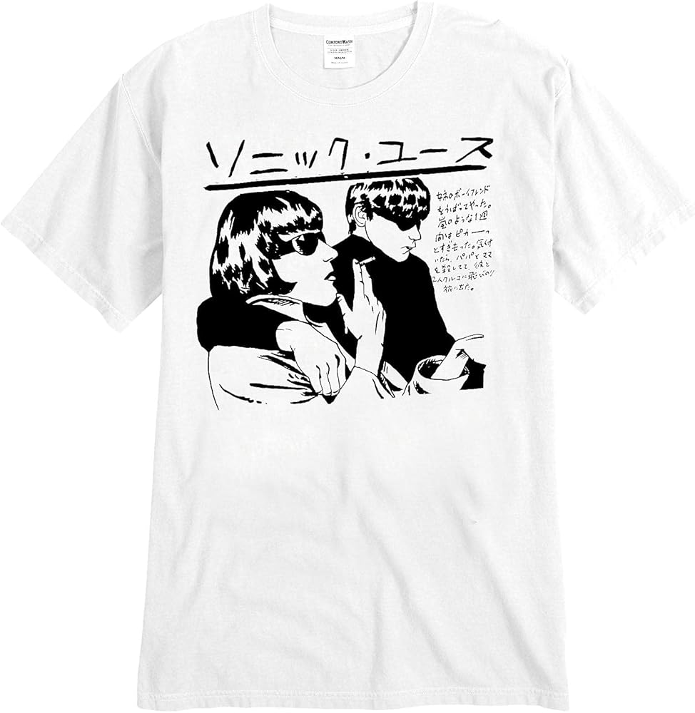 Amazon | [マンブルズ] ソニック ユース Tシャツ Sonic Youth JAPANESE