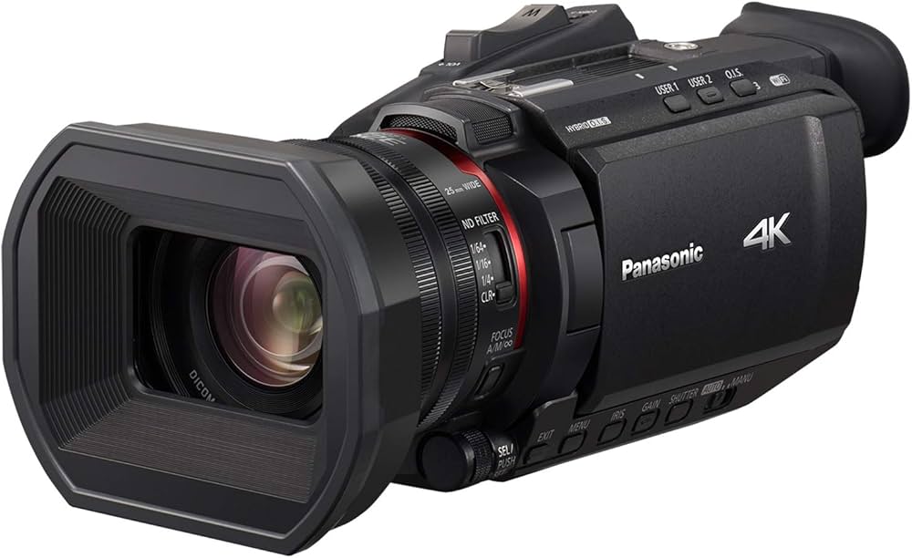 Amazon | Panasonic X1500 4K プロフェッショナルビデオカメラ 24倍