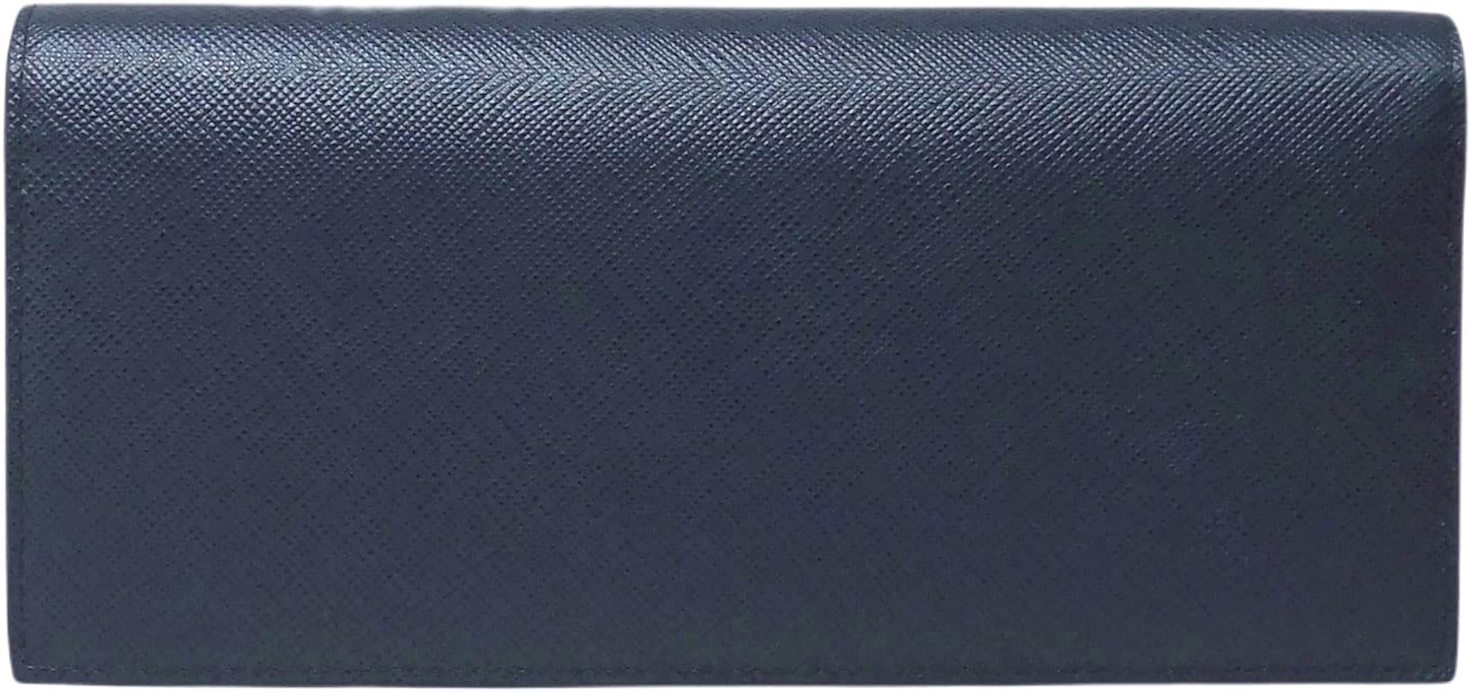 Amazon | [Prada] [プラダ] メンズ長財布 レザー ネイビーブルー＋