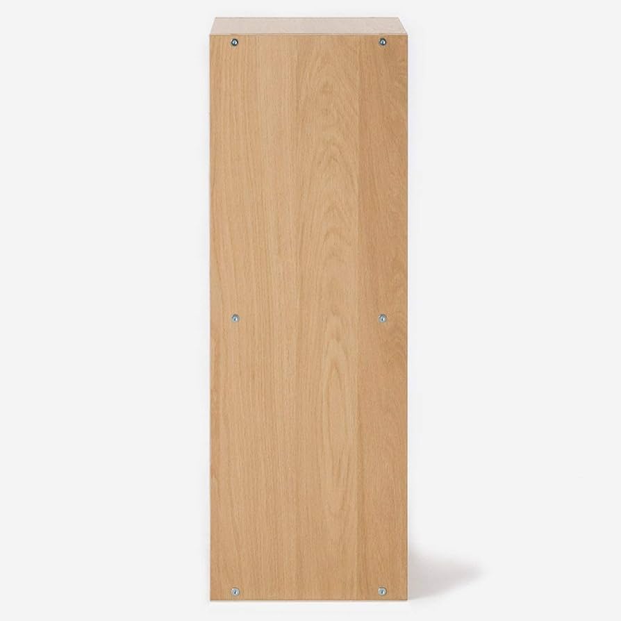 Amazon｜無印良品 スタッキングシェルフ・2段+追加2段 オーク材