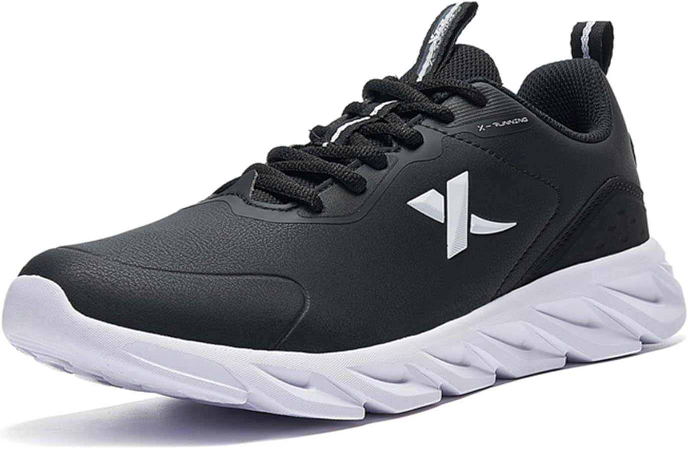 Amazon | [XTEP] ランニングシューズメンズ スポーツシューズ 黒 防水