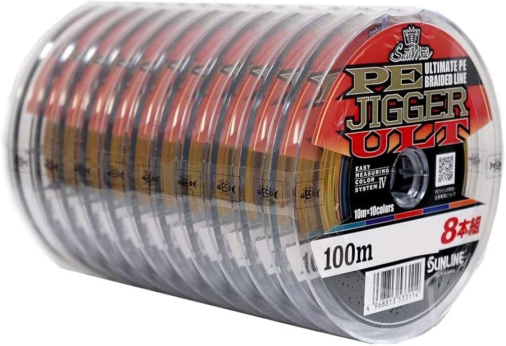 Amazon.co.jp: サンライン PEジガーULT PEJIGGER ULT 8本組 3号50LB