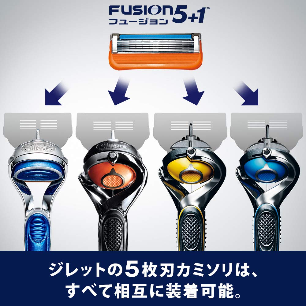 Amazon.co.jp: ジレット フュージョン5+1 マニュアル 髭剃り カミソリ
