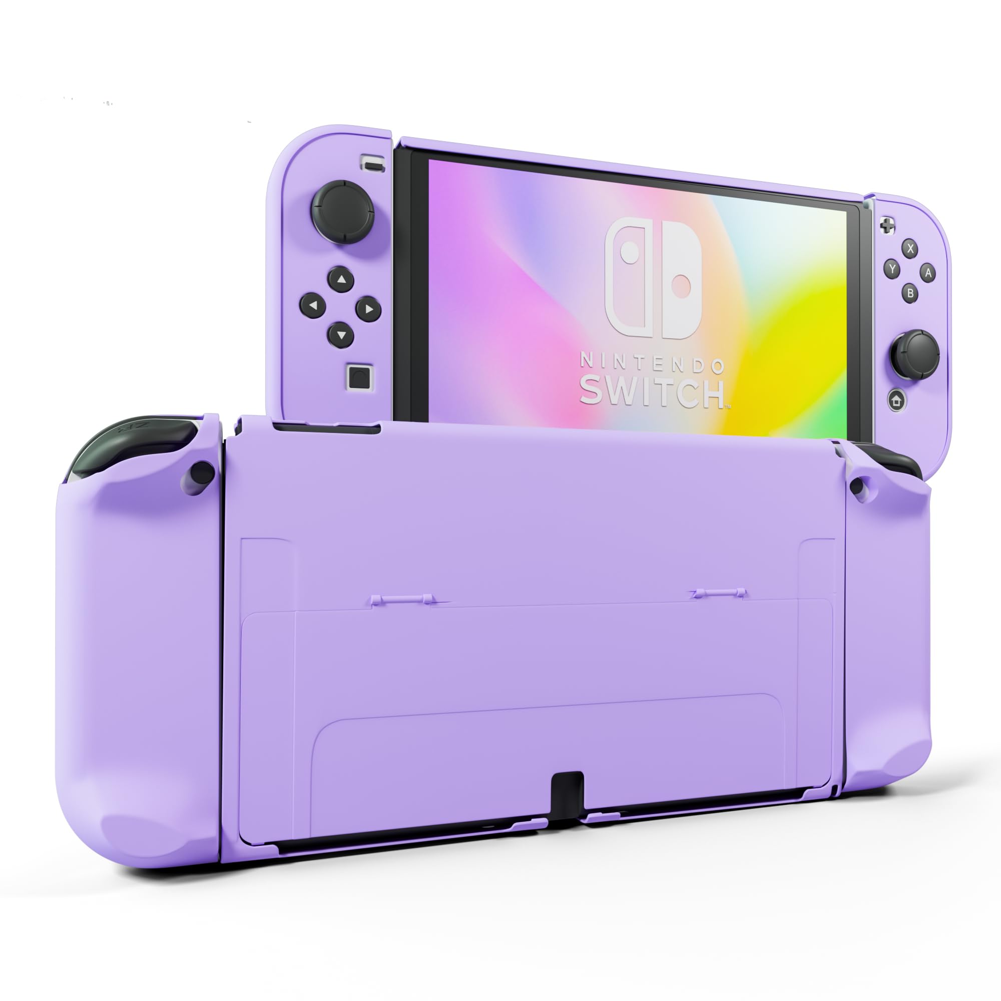 Amazon.com: RHOTALL 3 in 1 Protective Purple Case Cover for