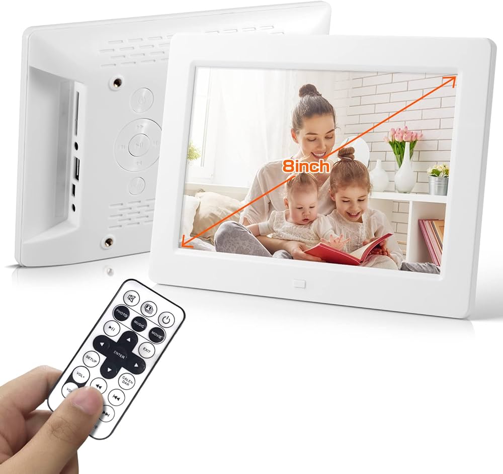 Amazon | デジタルフォトフレーム 8インチ 電子POPモニター 小型