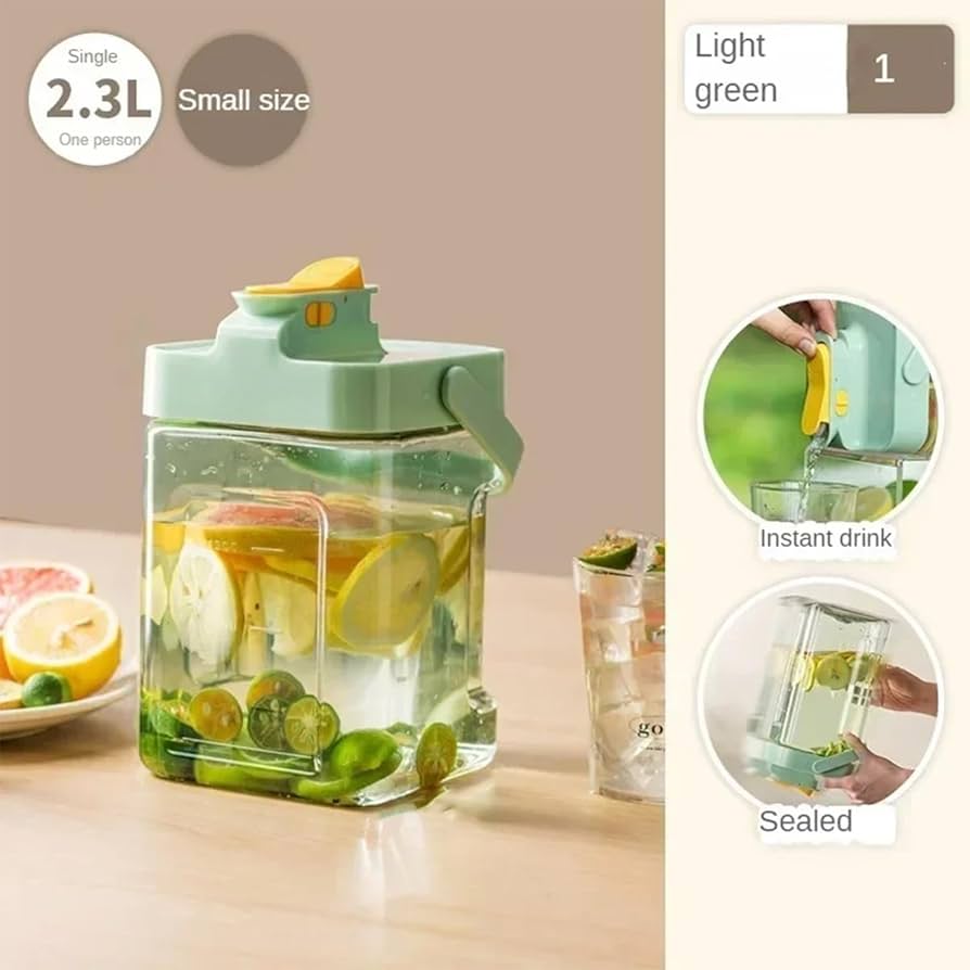 Amazon｜麦茶ポット ティークラブ ピッチャー 2.3L 横置き 冷水筒