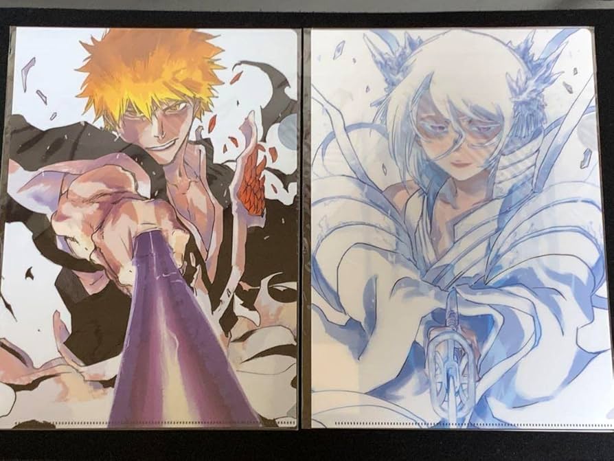 Amazon.co.jp: BLEACH 原画展 黒崎一護 朽木ルキア クリアファイル
