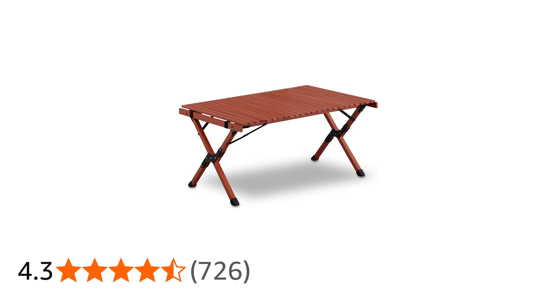 Amazon | FIELDOOR ウッドロールトップテーブル 【ナチュラル】 幅120