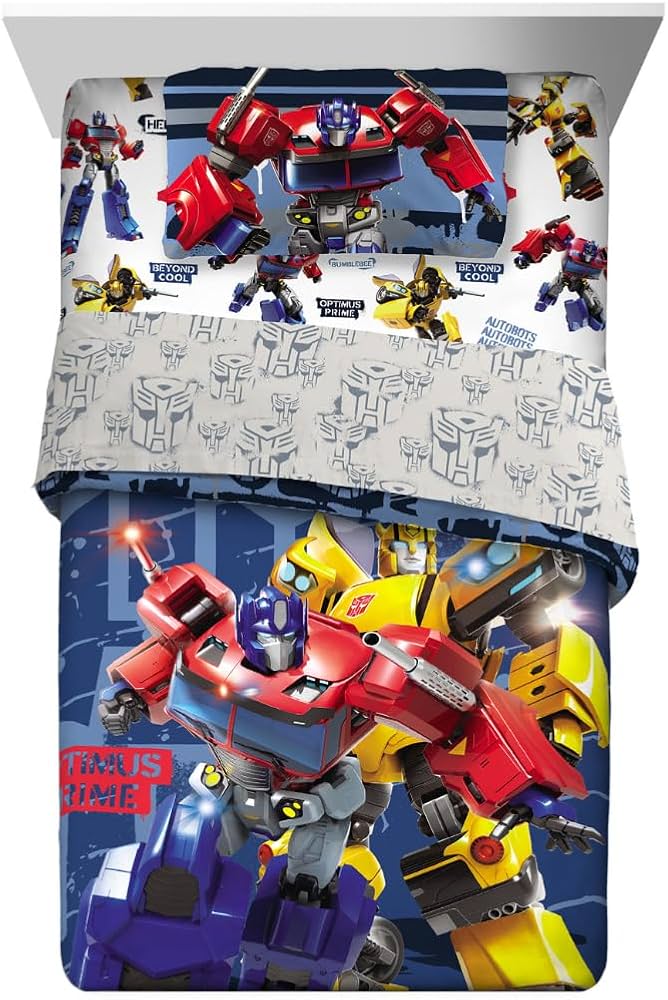 Amazon.com: Transformers Optimus Prime Super Soft Comforter and