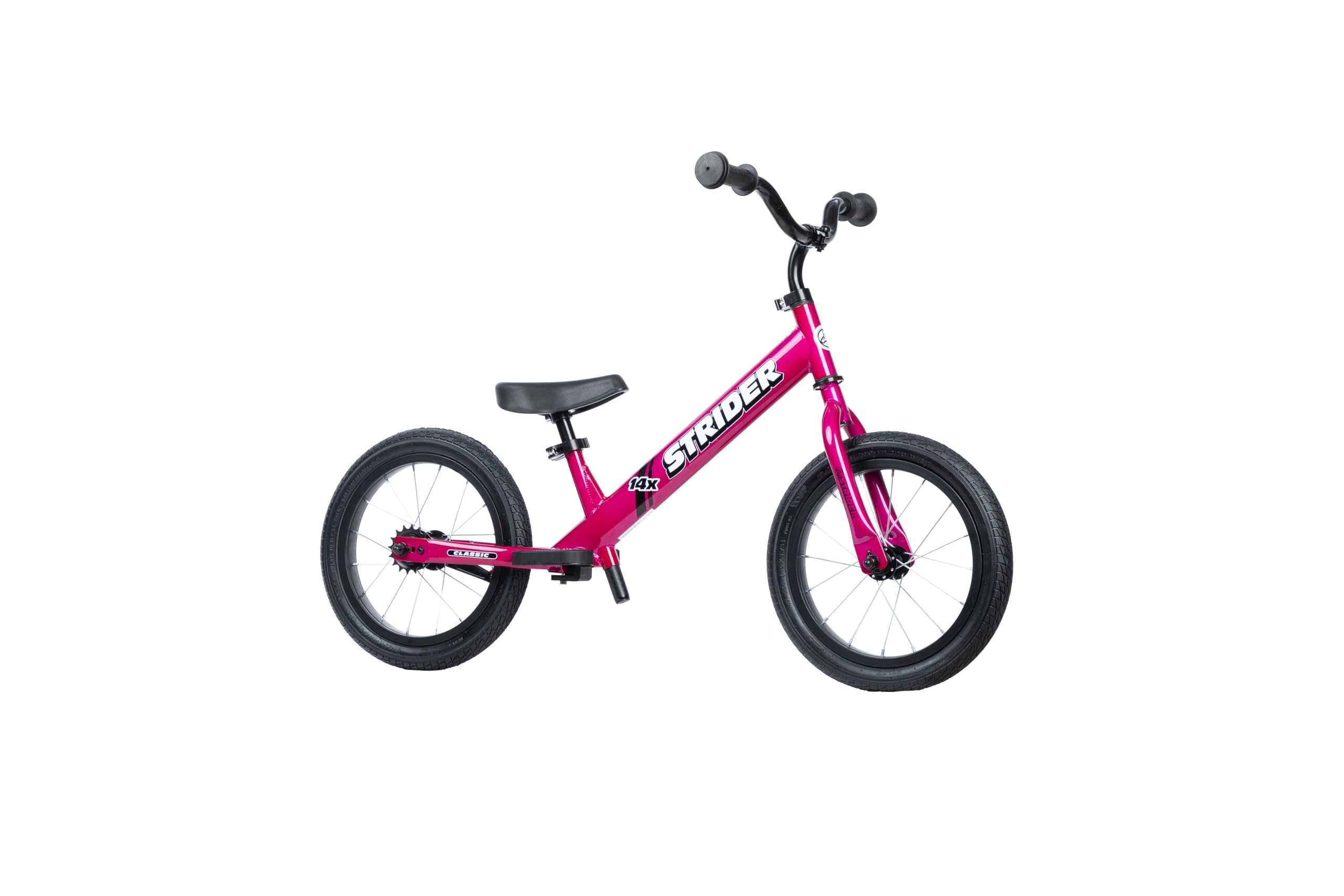 STRIDER PRO バランスバイク シルバー/ピンク ストライダープロ