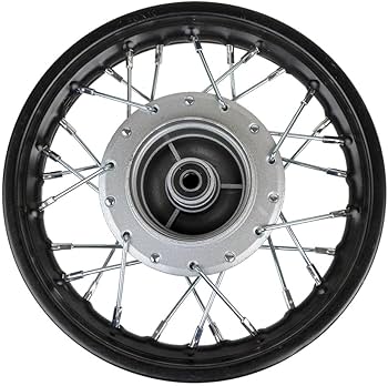 Amazon | 10インチ リアフロントホイールリムアセンブリ 12mm 50cc