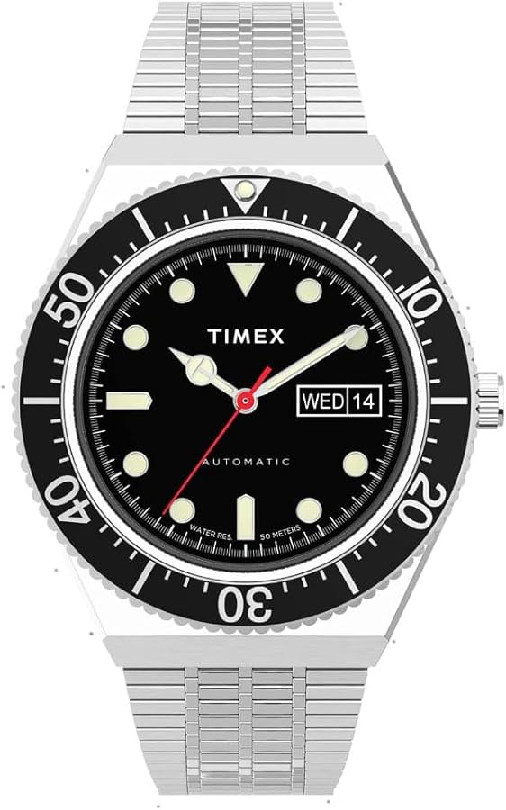 Amazon | Timex メンズ アナログ腕時計 M79 自動巻き ステンレス