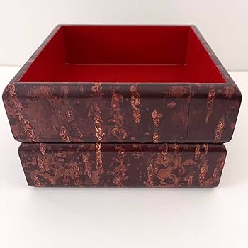 Amazon.co.jp: 重箱 角館 桜皮細工 樺細工 ニ段 小 伝統工芸品 レトロ