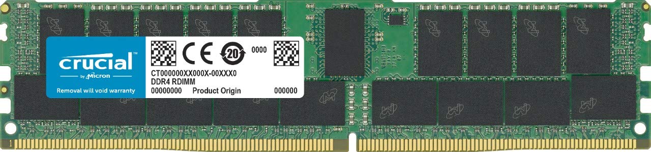 Amazon | Crucial DDR4-2933 32GB/4Gx72 ECC/Reg CL21 サーバーメモリ