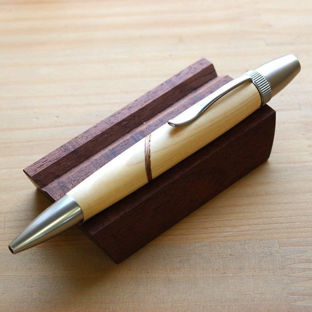 伊勢神宮 御山杉 ハンドメイド 木軸ボールペン G2 天然木 シルバー