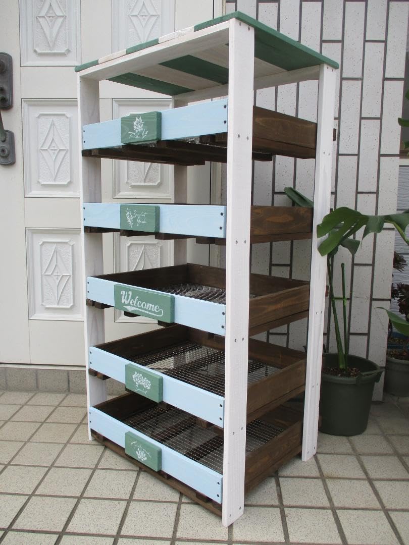 アガベ ガーデン 5段トレー 多肉棚 プランター スタンド 多肉植物棚