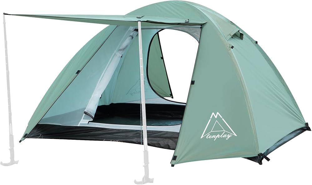 Amazon.co.jp: Tenplay 1人用 2人用ドームテント山岳 ソロキャンプ