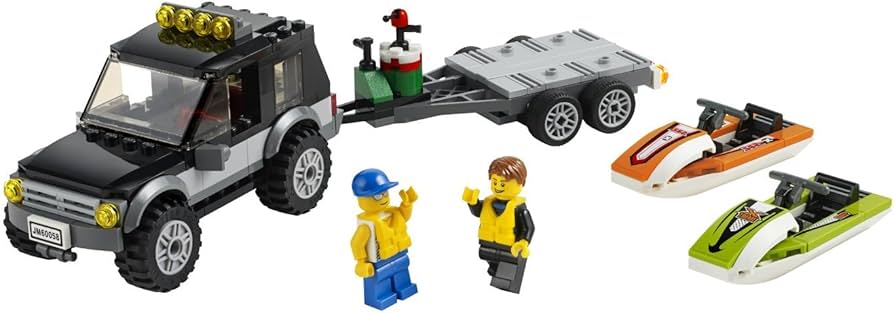 LEGO City Great Vehicles 60058 SUV with Watercraft : Amazon.ca