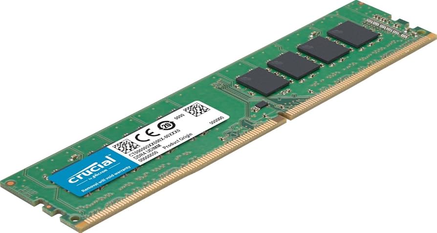Crucial 16GB kit (8GBx2), 288-pin DIMM, DDR4 PC4-21300, at Amazon.com