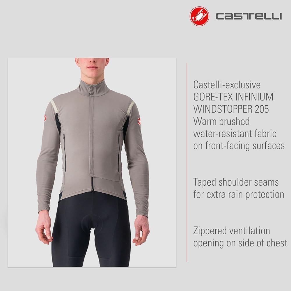 Amazon.com: CASTELLI Men's Perfetto RoS 2 Jacket, Windproof, Water
