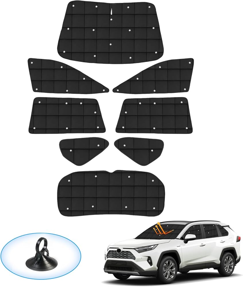 Amazon.co.jp: AUTO SPEC トヨタ RAV4 50系 サンシェード 1台分 格子状