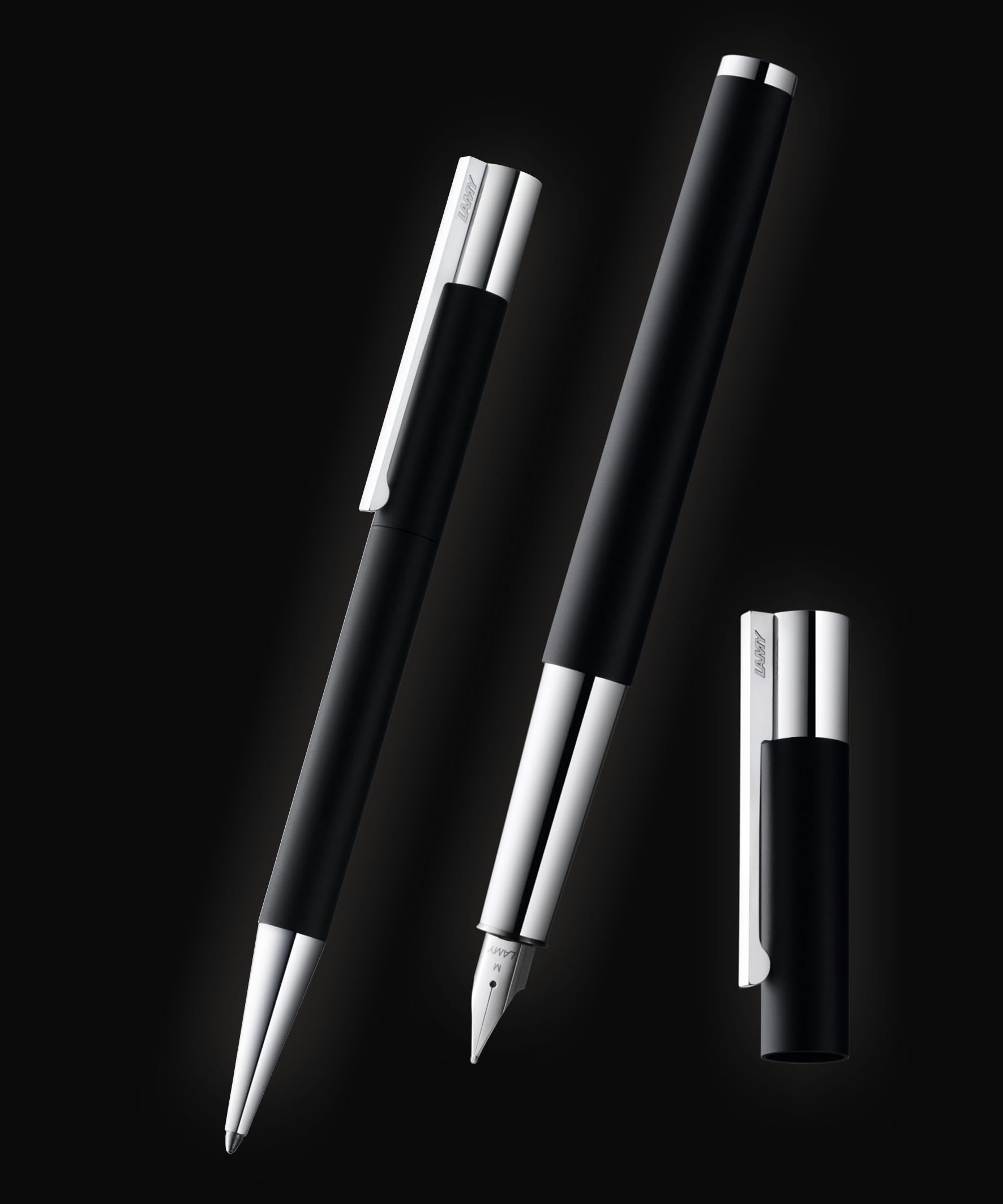 Amazon | Lamy scala black ペン - 頑丈なオールメタル製のボディと