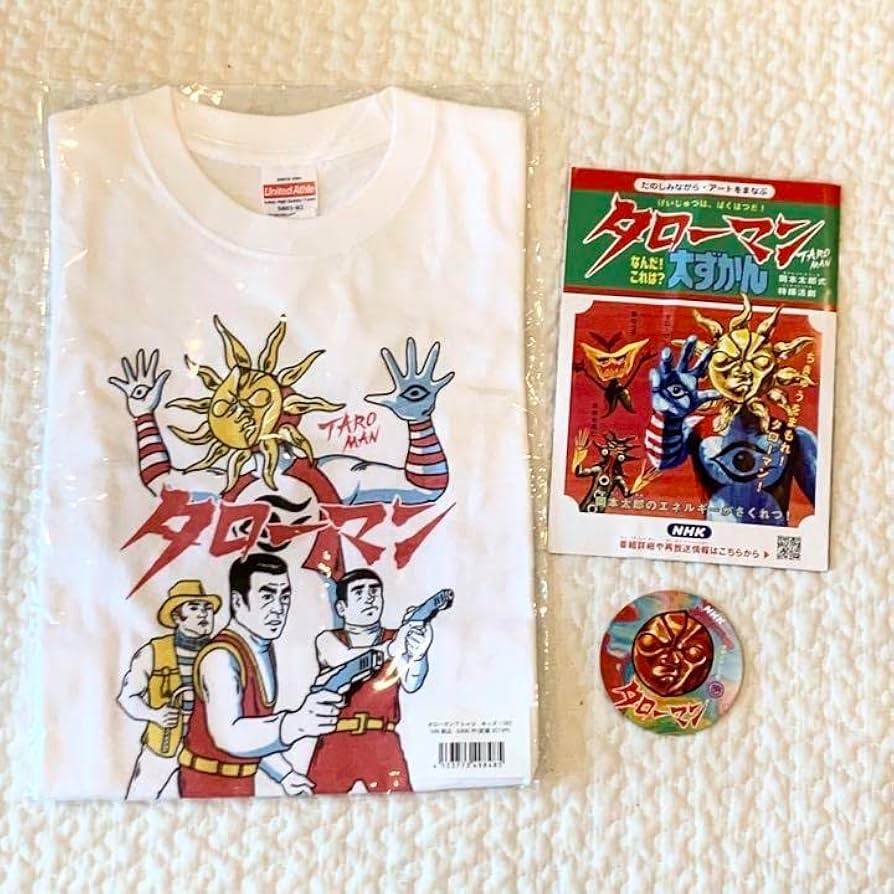 タローマン 岡本太郎式特撮活劇／Tシャツ Mサイズ ハンカチ セット
