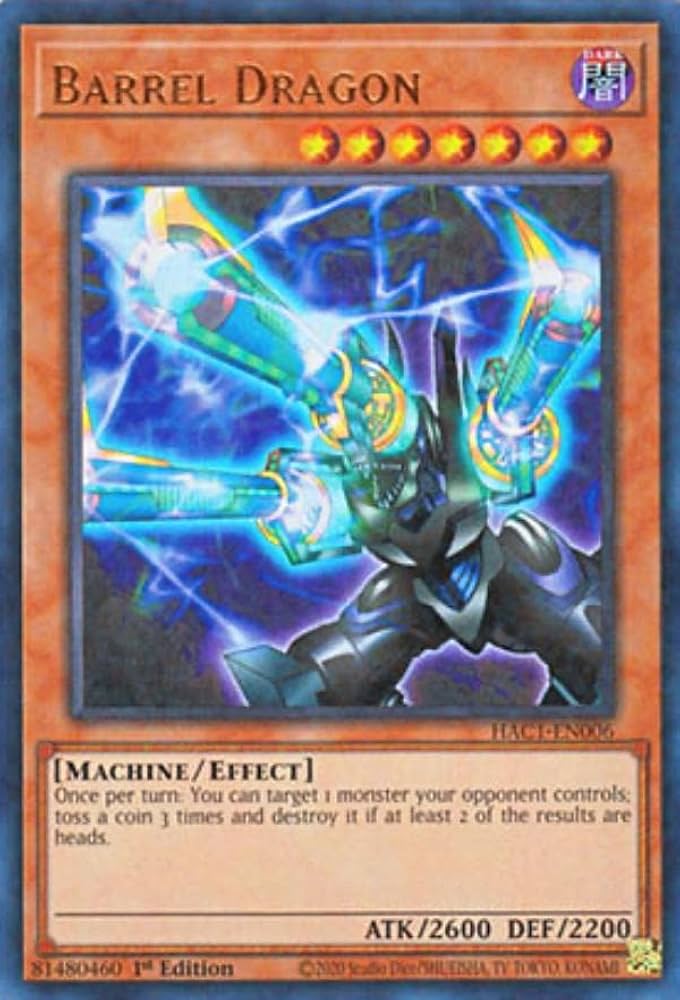 Amazon.co.jp: 遊戯王 HAC1-EN006 リボルバー・ドラゴン Barrel Dragon
