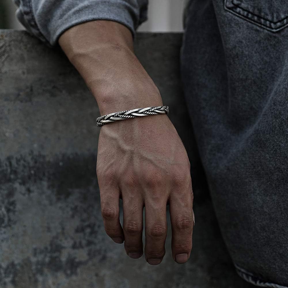 Amazon | メンズ925スターリングシルバータイハンドメイドヴィンテージ