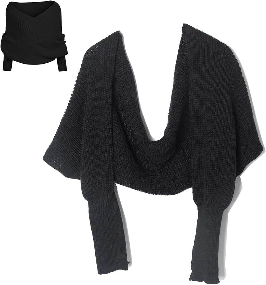 Freya Harper Scarf With Sleeves for Women, Sweater Scarf with