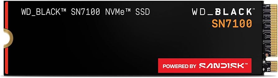 Amazon.com: WD_Black SN7100 4TB NVMe SSD - Gen4 PCIe, M.2 2280, Up