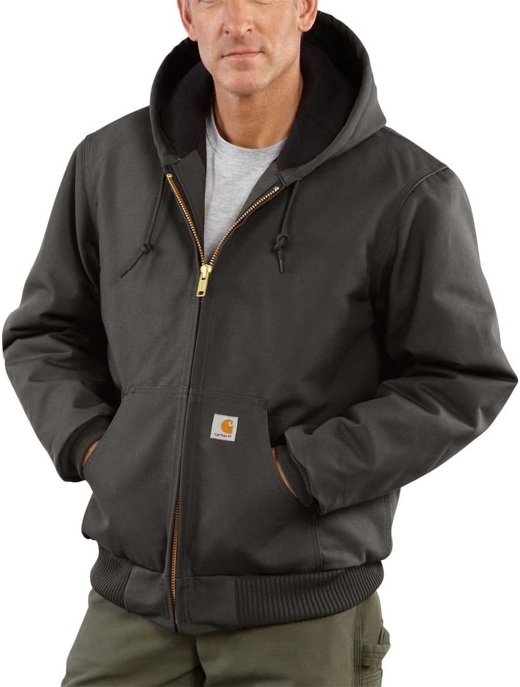 Amazon.co.jp: Carhartt メンズ キルト フランネル裏地付き Duck
