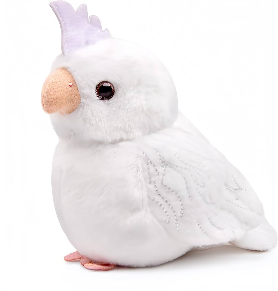 Amazon.co.jp: lilizzhoumax オカメインコのぬいぐるみ、リアルな鳥