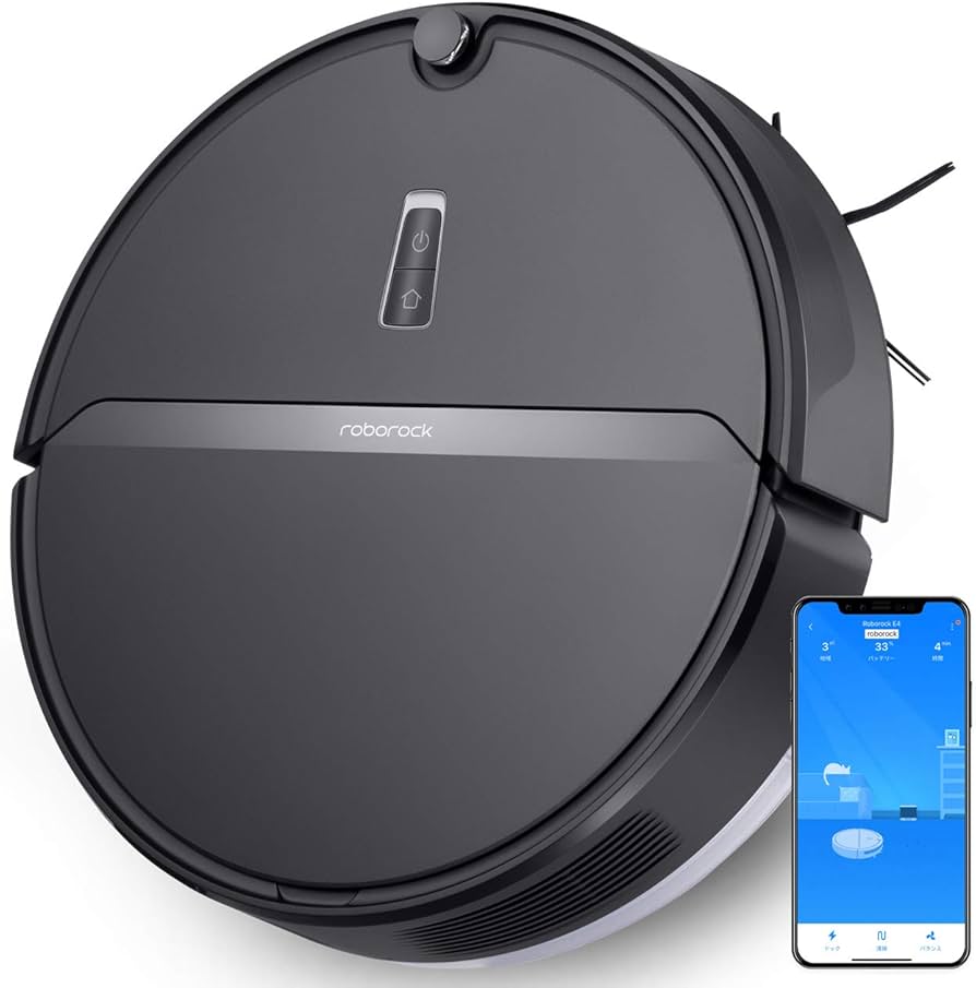 Amazon.co.jp: ロボット掃除機 ロボロック E4 水拭き マッピング 強力