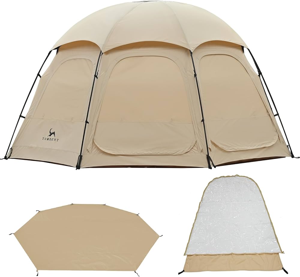 Amazon.co.jp: MC ドームテント TC素材 ポリコットンテント 自立式