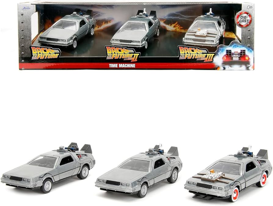 Amazon | JADA TOYS 1/32 バックトゥザフューチャー 1-2-3セット