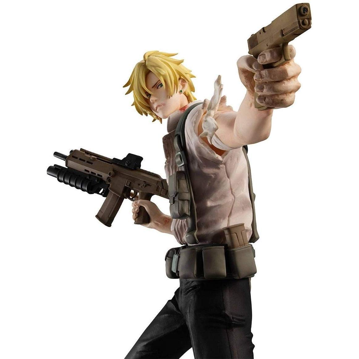 Amazon.com: Banana Fish: Ash Lynx GEM Series PVC Figure : Toys & Games