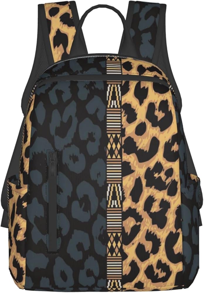 Amazon.co.jp: [COOLEAD] レオパード柄 豹柄 ヒョウ柄 (1) リュック
