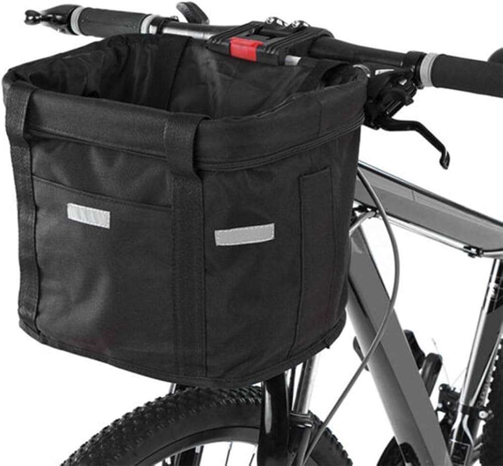Amazon | 自転車カゴ エコバッグ 自転車前カゴ バスケット 脱着式