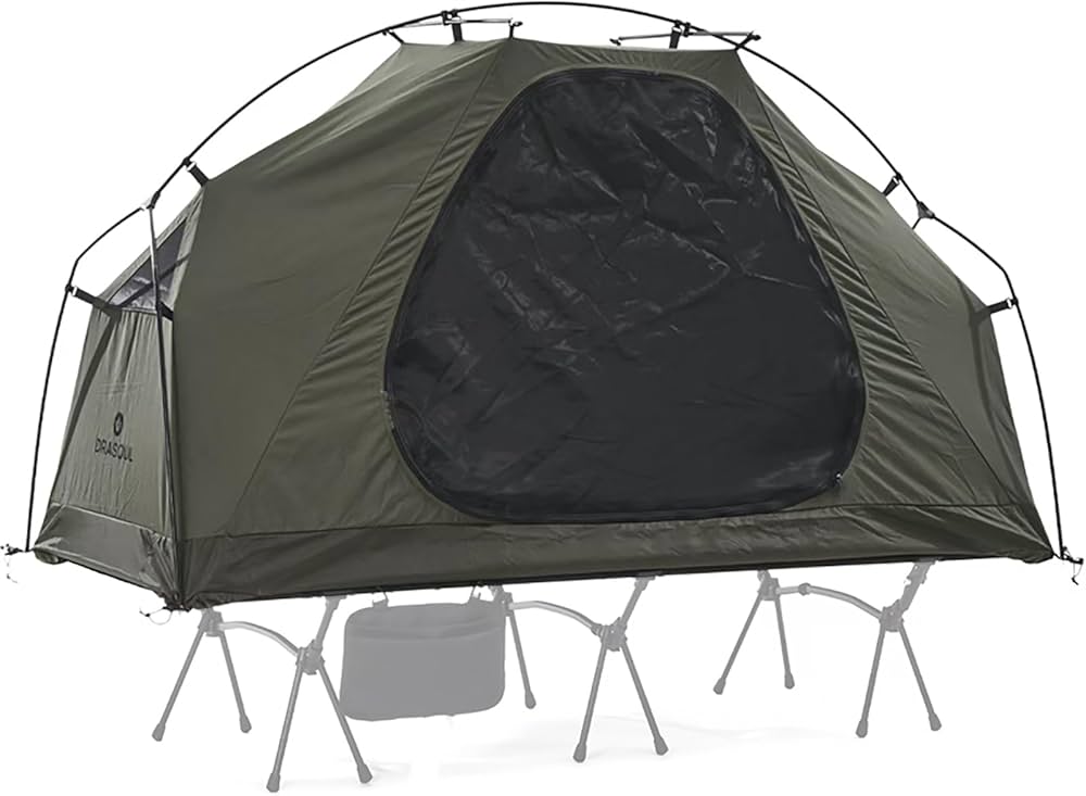 DRASOUL 1人用ドーム型テント 210×90×107cm DRASOUL 1人用ドーム型
